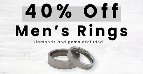 Men's Titanium Rings Sale