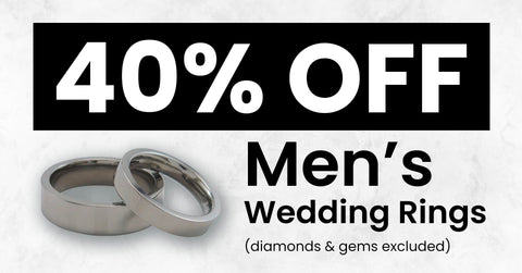 Men's Titanium Wedding Rings Sale