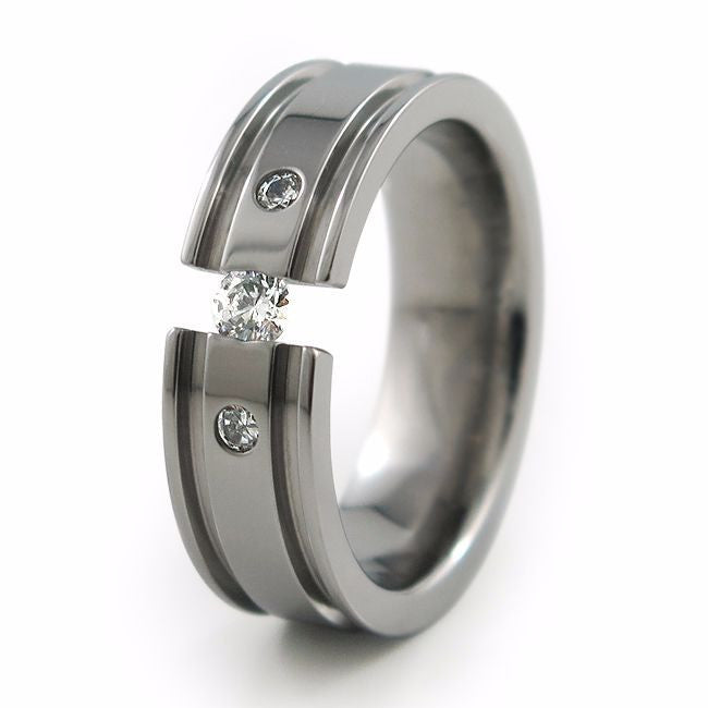 Buy Tension Setting Round Diamond Engagement Ring Online US - Diamonds  Factory