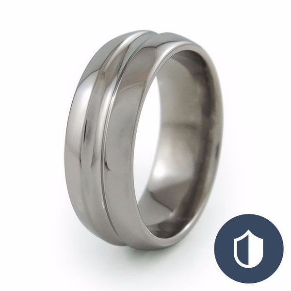 Synapse - mens- Anodizing-Option-Titanium Rings