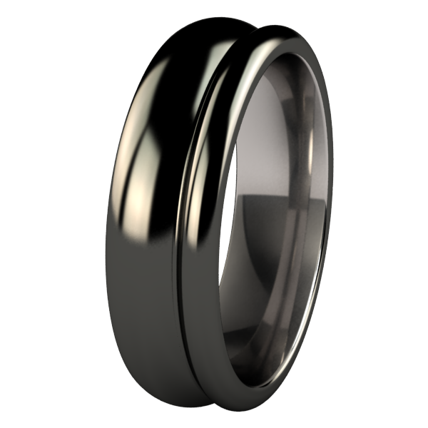 Cloud Black-none-Titanium Rings