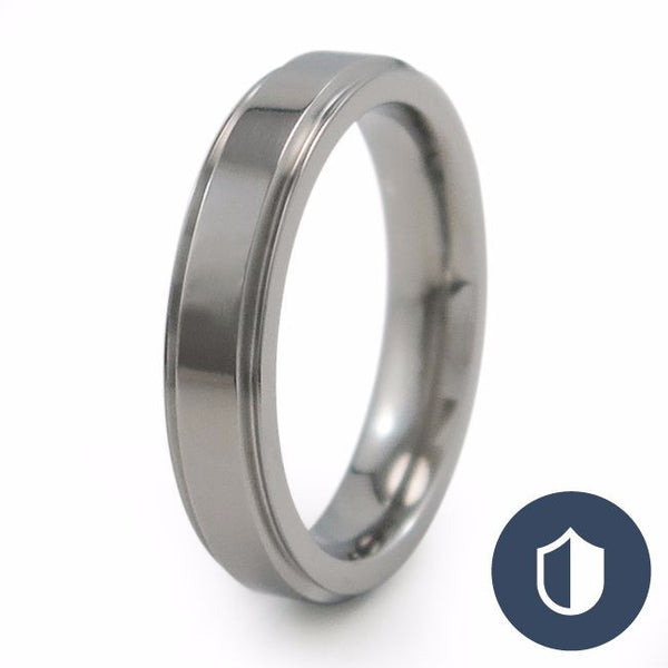 Samurai - Womens - Anodizing-Option-Titanium Rings