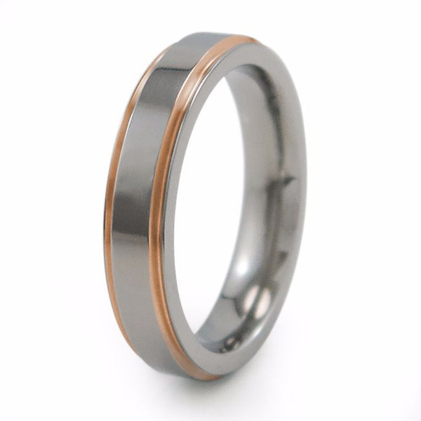 Samurai - Womens - Anodizing-Option-Titanium Rings